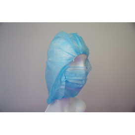 Disposable Surgeon Hood PP Blue (50 Units)