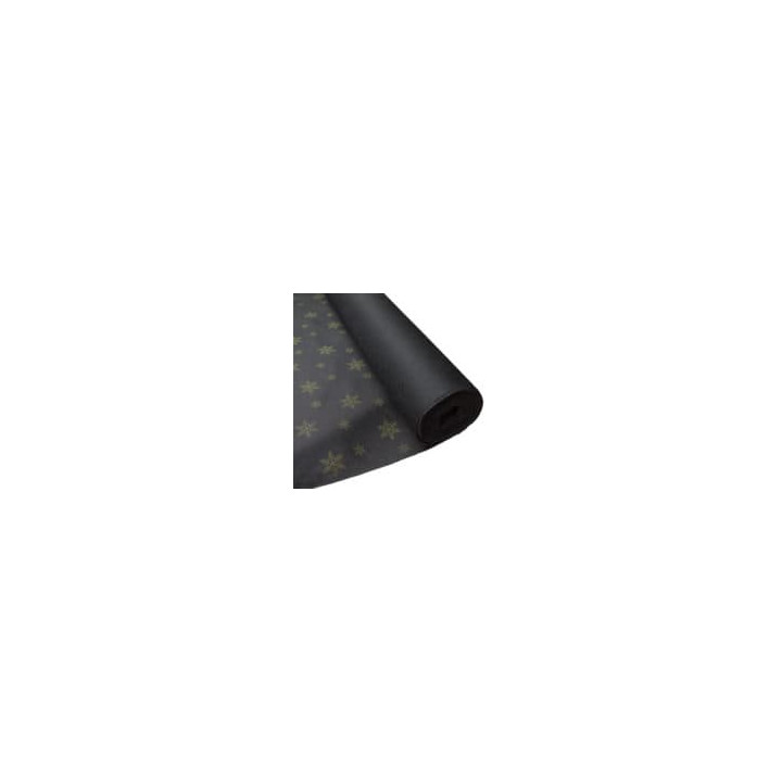 Novotex Tablecloth Roll Black "Estrellas" P40cm 1,2x50m  (1 Unit)