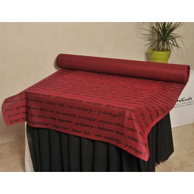 Novotex Tablecloth Roll Burgundy "Buen Provecho" P40cm 1,2x50m  (1 Unit)