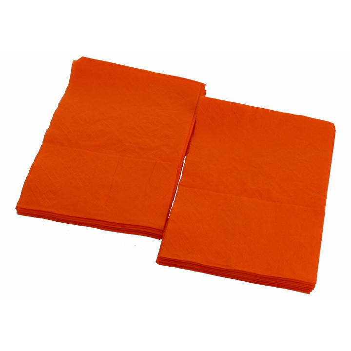 Paper Napkins "Miniservis" Orange 17x17cm (4800 Units)