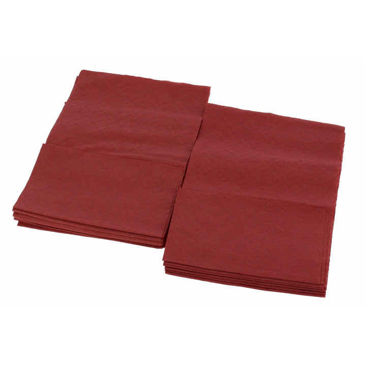 Paper Napkins "Miniservis" Burgundy 17x17cm (4800 Units)