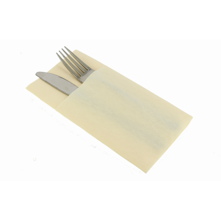Pocket Fold Airlaid Napkins "Kanguro" Cream 40x40cm (480 Units)