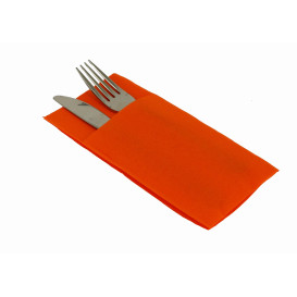 Pocket Fold Airlaid Napkins "Kanguro" Orange 40x40cm (480 Units)