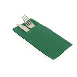 Pocket Fold Airlaid Napkins "Kanguro" Green 40x40cm (30 Units) 