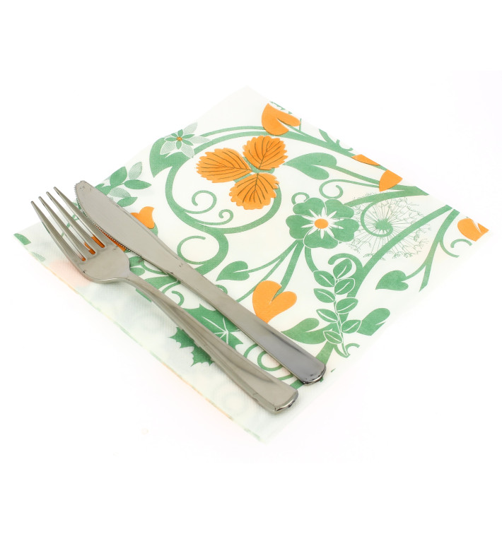 Paper Napkin Double Point "Spring" 40x40cm (50 Units) 