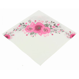 Paper Napkin Double Point "Bouquet" 40x40cm (600 Units)