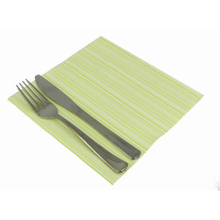 Paper Napkin Double Point "Basic Pistachio" 40x40cm (600 Units)