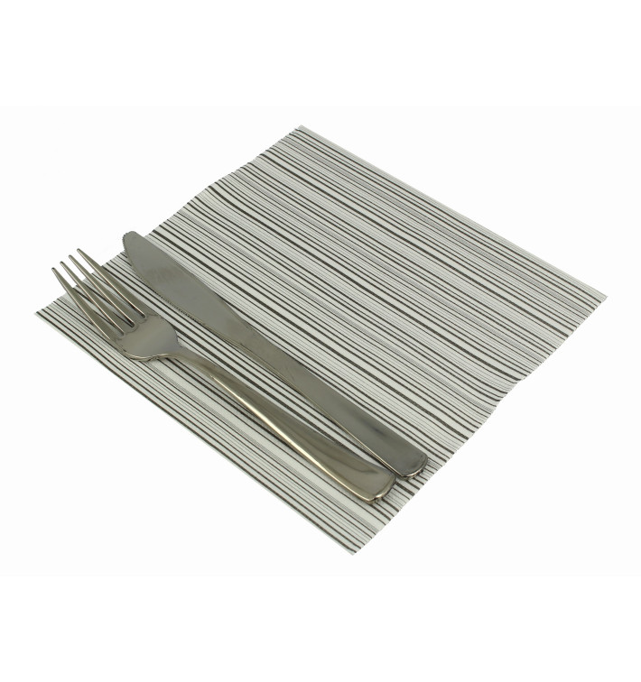 Airlaid Napkins "Basic" Black 40x40cm (600 Units)