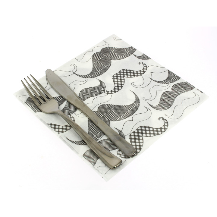 Airlaid Napkins "Bigotes" 40x40cm (50 Units) 