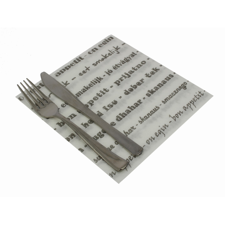 Airlaid Napkins "Buen Provecho" 40x40cm (50 Units) 