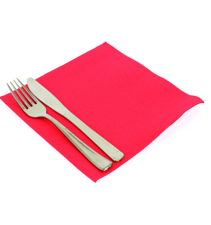 Paper Napkin Double Point Fuchsia 40x40cm (50 Units) 