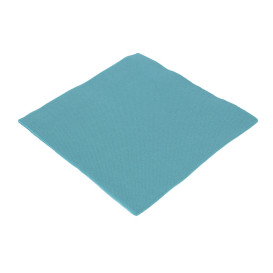 Paper Napkin Double Point Turquoise 40x40cm (50 Units) 