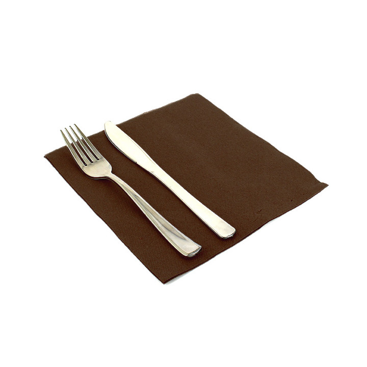 Airlaid Napkin Brown 40x40cm (50 Units) 