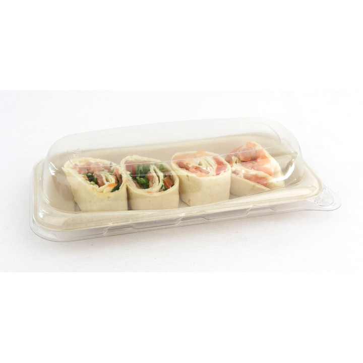 Sugarcane Baguette Container 20x10cm (50 Units) 