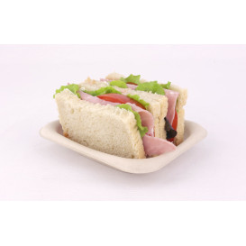 Sugarcane Baguette Container 14x11cm (300 Units)