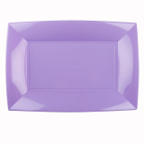 Plastic Tray Microwavable Lilac "Nice" 34,5x23cm (6 Units) 