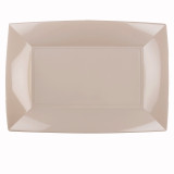 Plastic Tray Microwavable Beige "Nice" 34,5x23cm (6 Units) 
