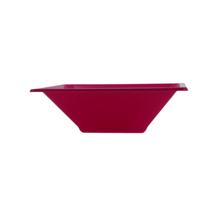 Plastic Bowl PS Square shape Fuchsia 12x12cm (1500 Units)
