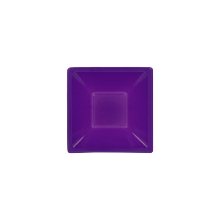 Plastic Bowl PS Square shape Lilac 12x12cm (1500 Units)