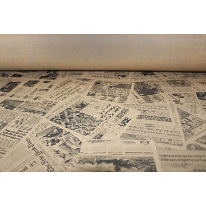 Paper Tablecloth Roll Kraft "Prensa" 1,2x100m 37g (1 Unit) 
