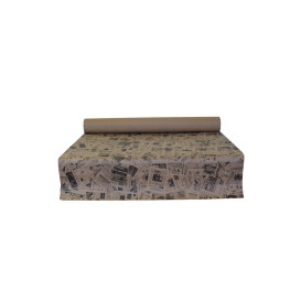 Paper Tablecloth Roll Kraft "Prensa" 1,2x100m 37g (6 Units)