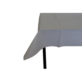 Pre-Cut Paper Tablecloth Grey 40g 1x1m (400 Units)  