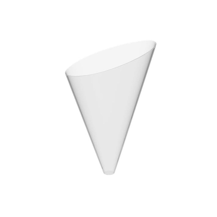 Plastic Serving Cones with Serving Cone Holder "Slice" 55ml 18x26cm (4 Kits)