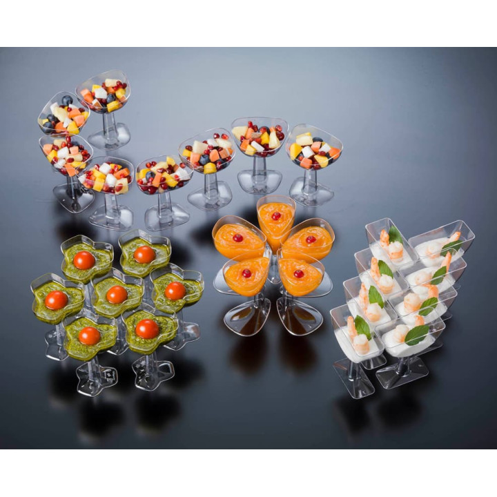 Plastic Tasting Glass PS "Penta" Clear 66ml (240 Units)