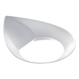 Tasting Plastic Plate PS "Smart" White 8,6x7,1 cm (50 Units) 