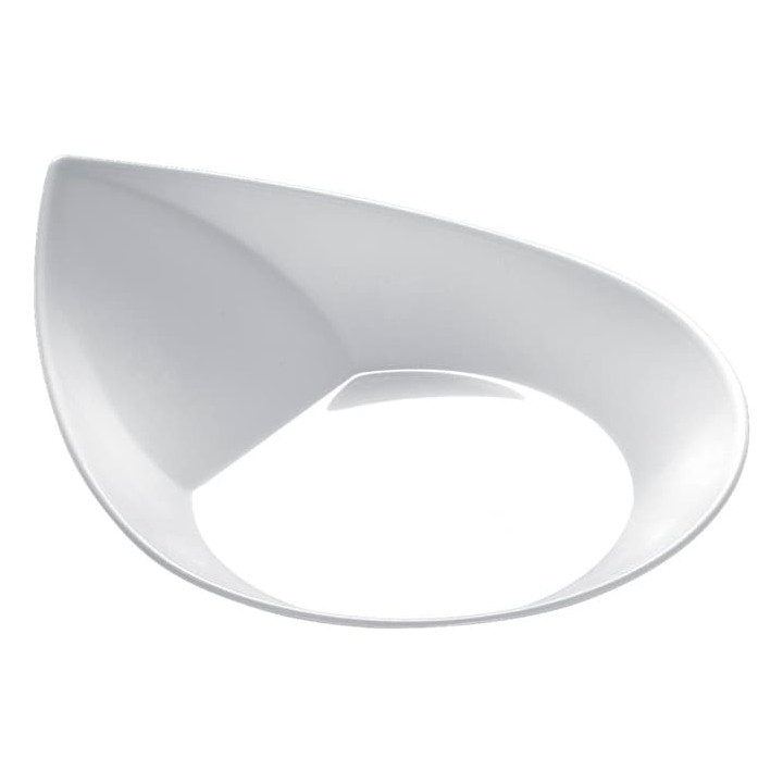 Tasting Plastic Plate PS "Smart" White 8,6x7,1 cm (50 Units) 