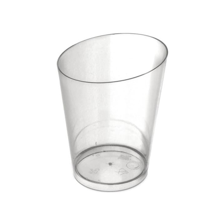 Plastic Tasting Cup PS Cone Shape Clear 100 ml (500 Units)