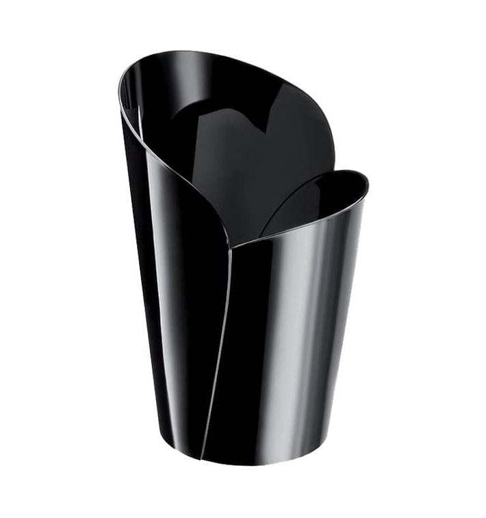 Plastic Tasting Cup PS "Blossom" Black 90ml (15 Units) 