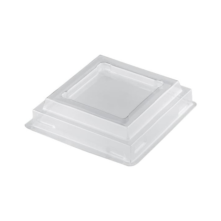 Plastic Lid PET for Plastic Tasting Cup "Onda" Clear 100ml (25 Units) 