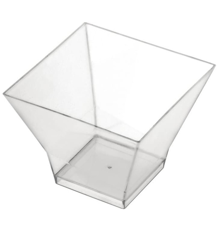 Plastic Tasting Cup PS "Pagoda" Clear 120ml (500 Units)