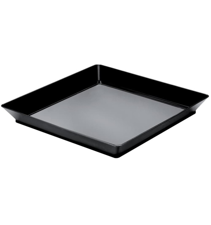 Tasting Tray PS Medium size Black 13x13 cm (192 Units)