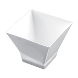 Tasting Plastic Bowl PS "Pagoda" White 150 ml (12 Units) 