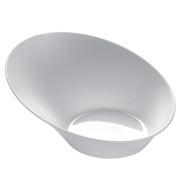 Tasting Plastic Bowl PS "Sodo" White 50 ml (500 Units)