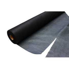 Novotex Tablecloth Roll Black "Espiral" P40cm 1,2x50m  (1 Unit)