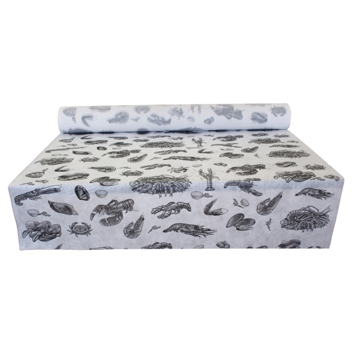 Novotex Tablecloth Roll White "Marisco" P40cm 1,2x50m  (1 Unit)