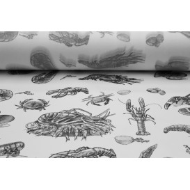 Novotex Tablecloth Roll White "Marisco" P40cm 1,2x50m  (1 Unit)