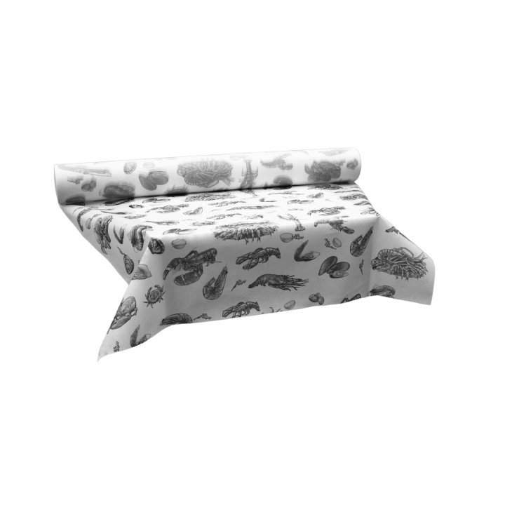 Novotex Tablecloth Roll White "Marisco" P40cm 1,2x50m  (1 Unit)