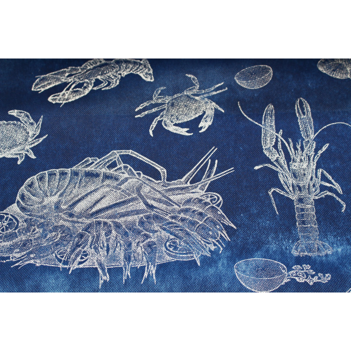Novotex Tablecloth Roll Blue "Marisco" P40cm 1,2x50m  (1 Unit)