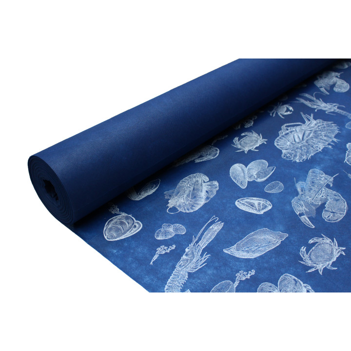 Novotex Tablecloth Roll Blue "Marisco" P40cm 1,2x50m  (1 Unit)