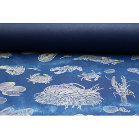 Novotex Tablecloth Roll Blue "Marisco" P40cm 1,2x50m (6 Units)