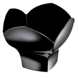 Tasting Plastic Bowl PS "Spring" Dessert Black 100 ml (25 Units) 