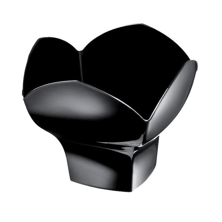 Tasting Plastic Bowl PS "Spring" Dessert Black 100 ml (25 Units) 