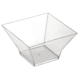 Tasting Plastic Bowl PS "Pagoda" Clear 350ml (12 Units) 