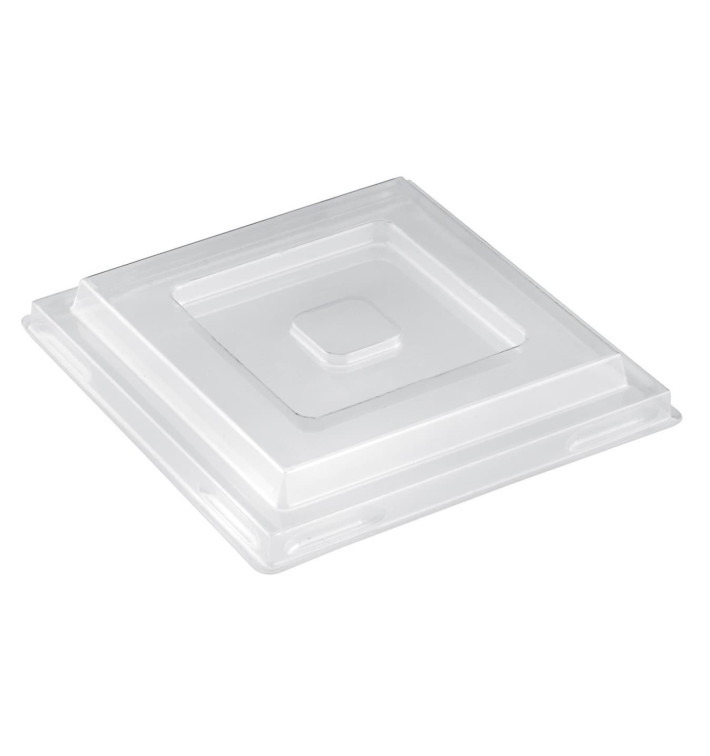 Plastic Lid for Tasting Bowl PS "Pagoda" Big Clear PET 1750ml (72 Units)