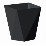 Plastic Tasting Cup PS "Diamond" Black 100 ml (25 Units) 