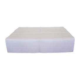 Pre-Cut Paper Tablecloth White 40g 1x1m (480 Units)
